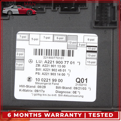 2007-2013 Mercedes W221 S550 Rear Left or Right Door Control Module Unit OEM