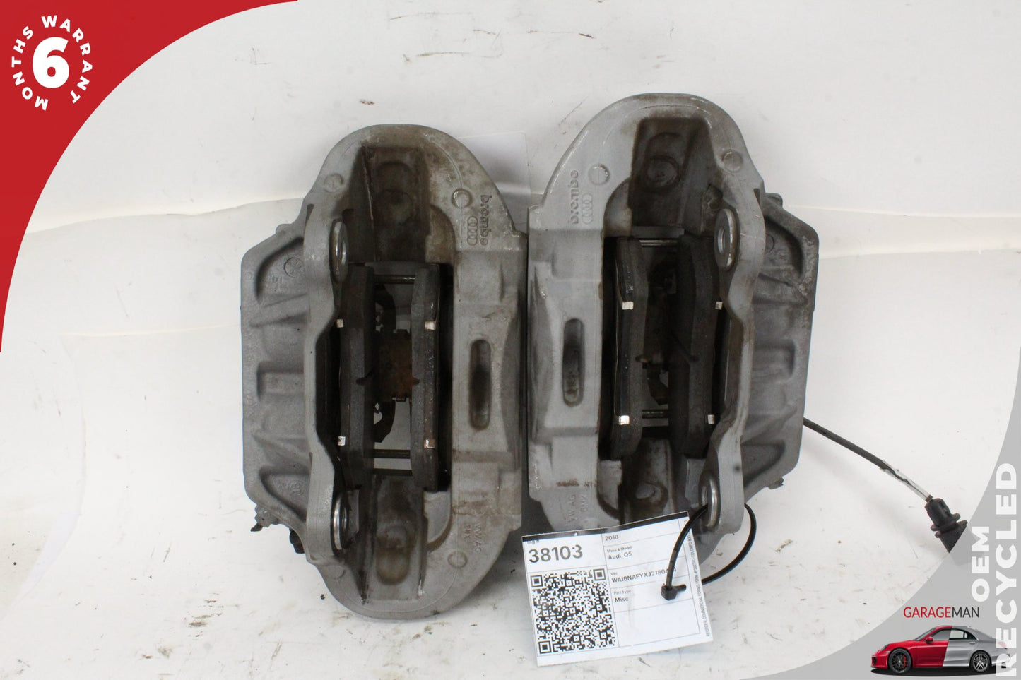 2018-2024 Audi Q5 FY Station Wagon Front Left and Right Side Brake Caliper 80A615105Q