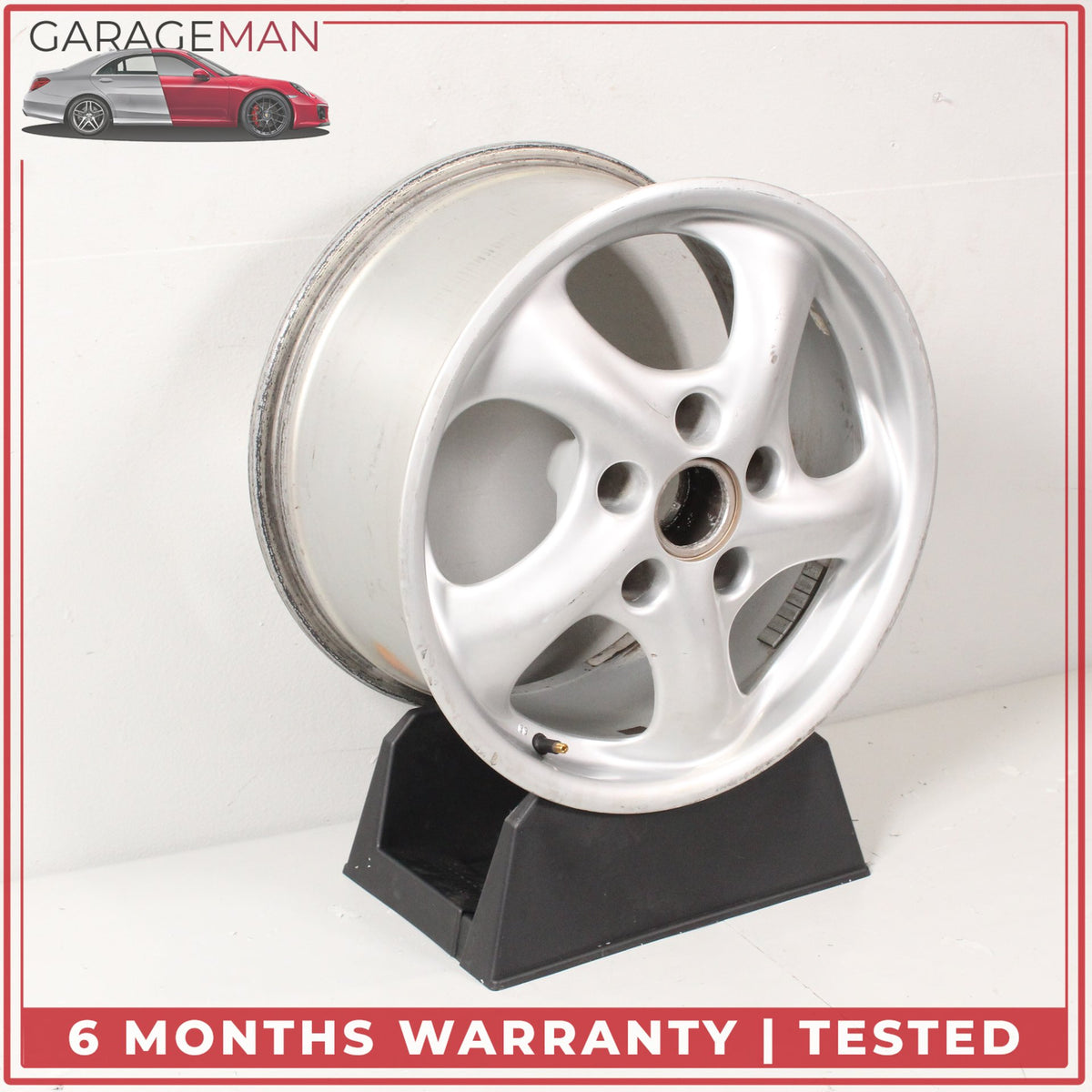 1999-2001 Porsche 911 Carrera 996 Rear Side Wheel Rim 9X17 ET55 99636212800 OEM