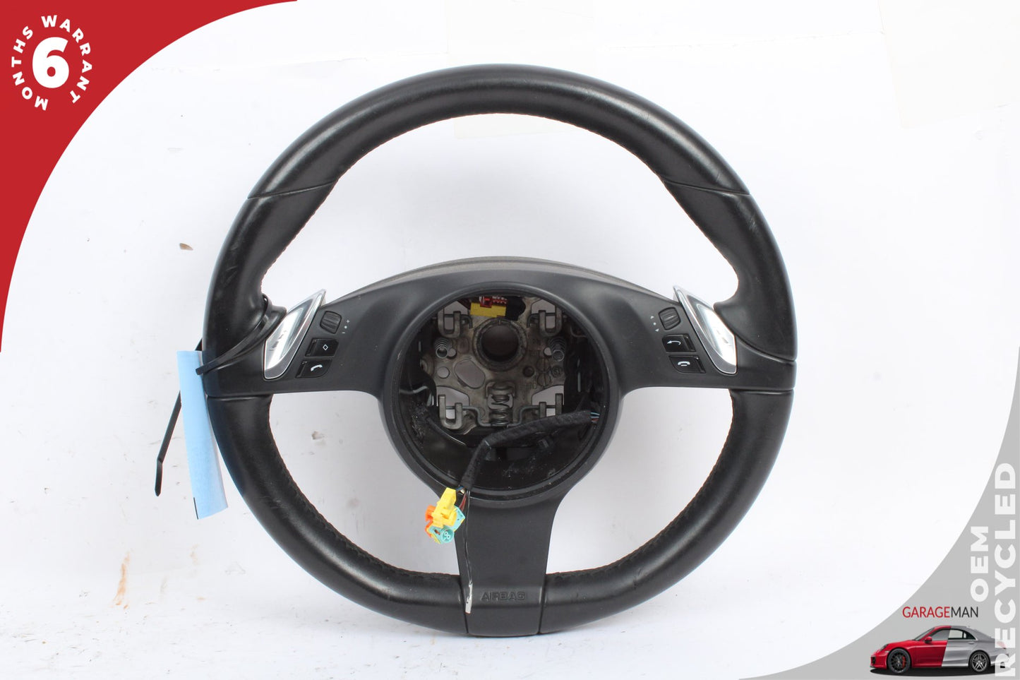 11-14 Porsche Cayenne S Hybrid 92A SUV Steering Wheel w/ Paddle Shifters 7PP419091AD