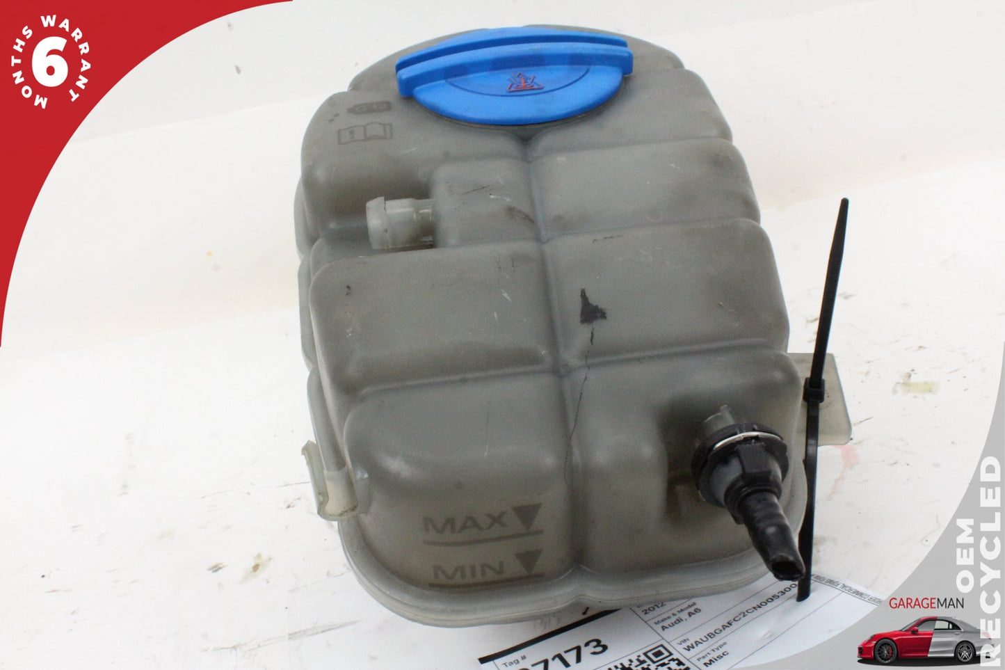 2012-2018 Audi A6 C7 Sedan Coolant Overflow Reservoir 4G0121214G OEM