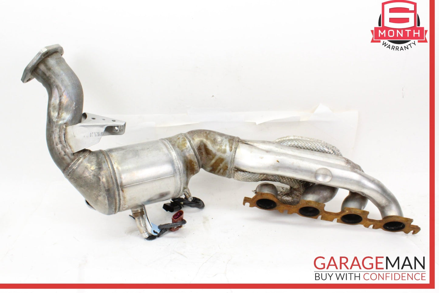 2013-2015 Audi RS5 Right Passenger Side Exhaust Manifold Catalytic Converter OEM